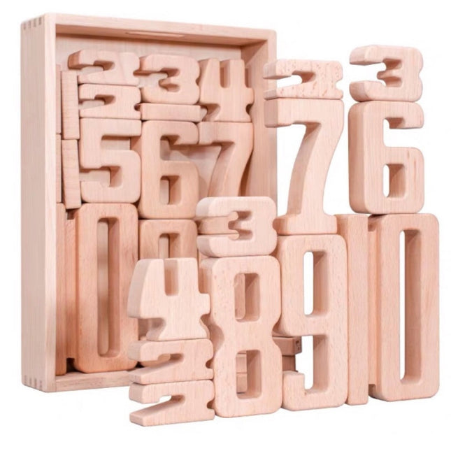 Children Particle Beech Number Building Blocks Children Mathematics Early Education Toy Teaching Aids