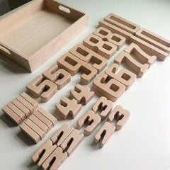 Children Particle Beech Number Building Blocks Children Mathematics Early Education Toy Teaching Aids