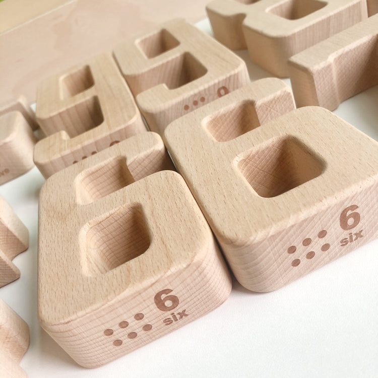 Children Particle Beech Number Building Blocks Children Mathematics Early Education Toy Teaching Aids