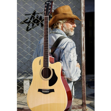 Folk Acoustic Guitar Beginner Training And Teaching Stringed Instruments, 41 Inch (Black), 41 Inch (Log Color), 41 Inch (Blue), 41 Inch (Sunset Yellow), 38 Inch (Black), 38 Inch (Log color), 38 Inch (Blue), 38 Inch (Sunset Color), 38 Inch (Brown)������...