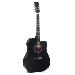 Folk Acoustic Guitar Beginner Training And Teaching Stringed Instruments, 41 Inch (Black), 41 Inch (Log Color), 41 Inch (Blue), 41 Inch (Sunset Yellow), 38 Inch (Black), 38 Inch (Log color), 38 Inch (Blue), 38 Inch (Sunset Color), 38 Inch (Brown)������...