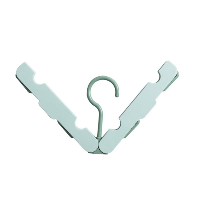 Travel Foldable Portable Clothes Hanger Household Anti-Skid And Windproof Clothes Hanger, Dark Blue, Pink, Off-white, Light Green