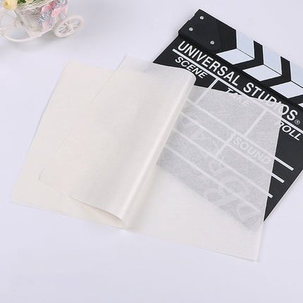 100 Sheets / Pack Cake Greaseproof Paper Baking Packaging Plate Paper Hamburger Paper, Colour: Classical Newspaper, Classical Newspaper, Color Pastry, Orange Tower, White English, Coffee English, Wheat English, Pure White, Thick Kraft Paper, Gray Tower