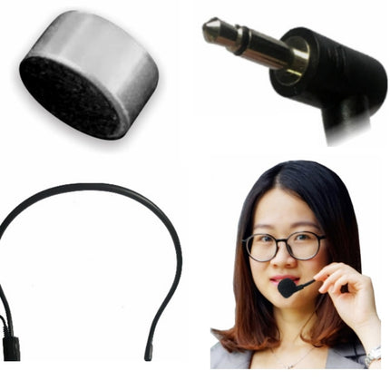 Rolton H01 2 PCS Bee Amplifier Headset Head-Mounted Teaching Universal Microphone
