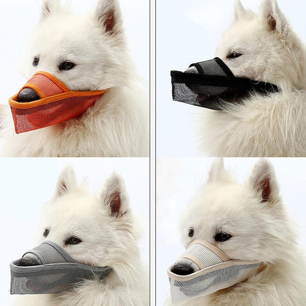 Dog Mouth Cover Anti-Bite Mesh Dog Mouth Cover Medium And Large Dogs Anti-Drop Mask, XXS, XS, S, M