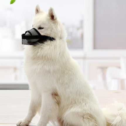 Dog Mouth Cover Anti-Bite Mesh Dog Mouth Cover Medium And Large Dogs Anti-Drop Mask, XXS, XS, S, M