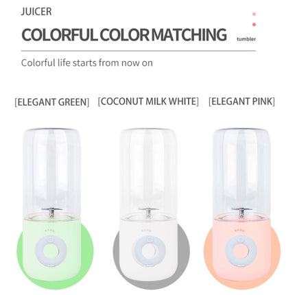 Mini Portable Usb Juice Machine  Multi-Function Electric Charging Household Juicer, White, Green, Pink