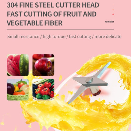 Mini Portable Usb Juice Machine  Multi-Function Electric Charging Household Juicer, White, Green, Pink