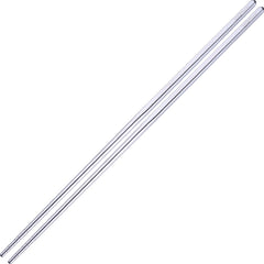 1 Pair Extended Chopsticks Stainless Steel Non-Slip Anti-Scalding Long Chopsticks Noodle Chopsticks Hot Pot Chopsticks, 36cm