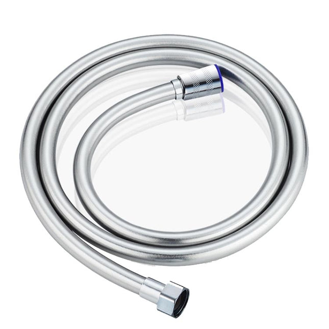 Shower Hose Water Heater Rain Shower Bathroom Stainless Steel Shower PVC Nozzle Hose, 1.5m Silver, 2m Silver, 1.5m Golden, 2m Gold