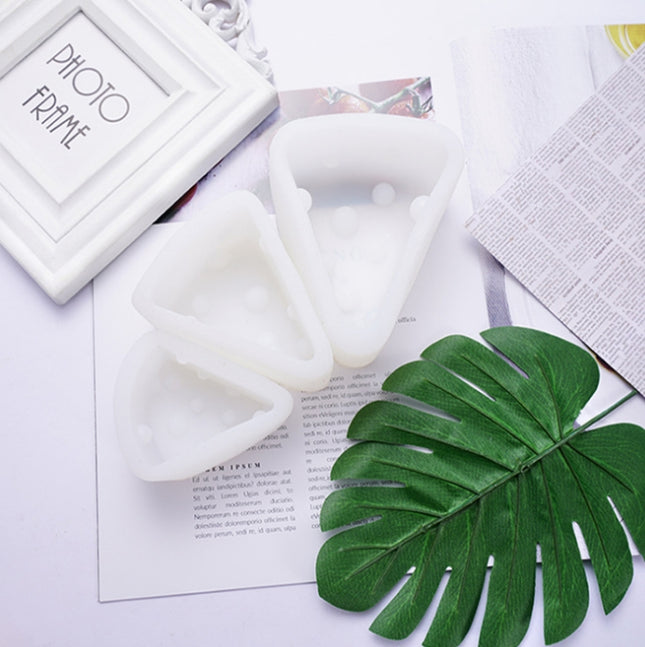 3 in 1 Cheese Mousse Cake Silicone Mold Pudding Cheese Cleansing Soap Mold Set, 3 in 1