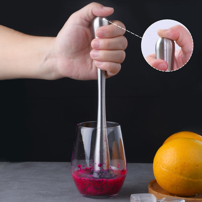 Fruit Crushed Popsicles Crushed Ice Hammer Bartender Mashed Sticks, 23x4x1cm Small, 29.8x4x1.3cm Large