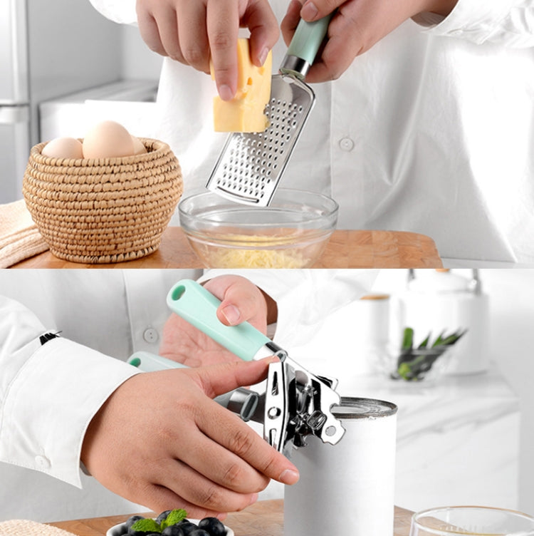 9 in 1 Plastic Handle Stainless Steel Kitchen Utensils Household Gadget Set