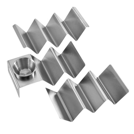 Baking Stainless Steel Pancake Rack Buffet Tools With Cup, With Cup, With Handle