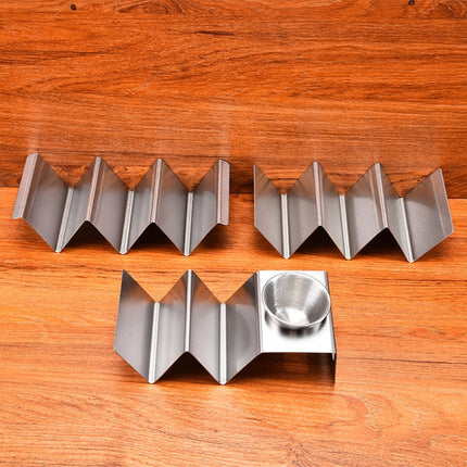 Baking Stainless Steel Pancake Rack Buffet Tools With Cup, With Cup, With Handle