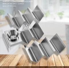 Baking Stainless Steel Pancake Rack Buffet Tools With Cup, With Cup, With Handle, Without Handle