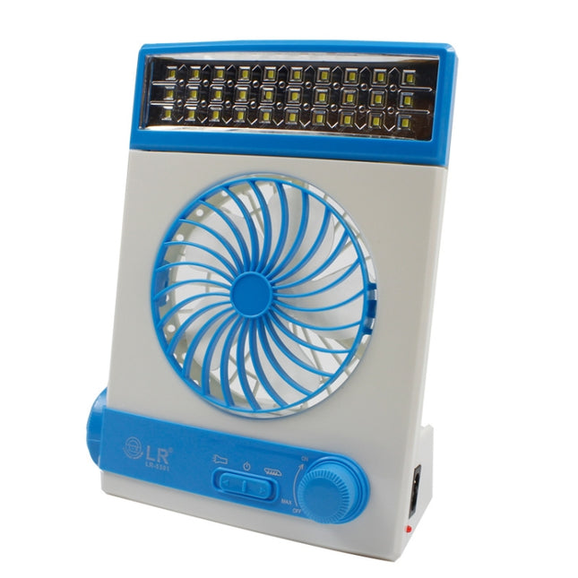 Four-In-One Solar Fan With Lamp Flashlight Function,CN Plug
