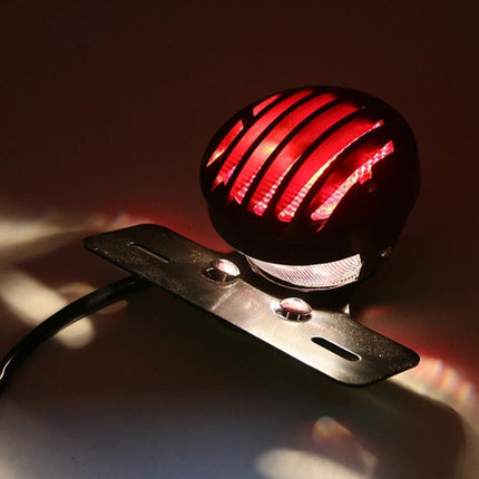 Motorcycle Accessories Retro Waning Tail Light Electric Car Brake Light Card Frame Light Modified Tail Light, Card Frame Light