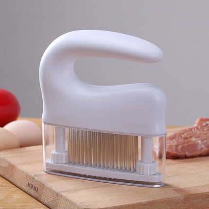 Stainless Steel Tenderloin Meat Knocking Meat Needle 48-Pin Household Kitchen Rib Breaker, 16.5x14.5cm