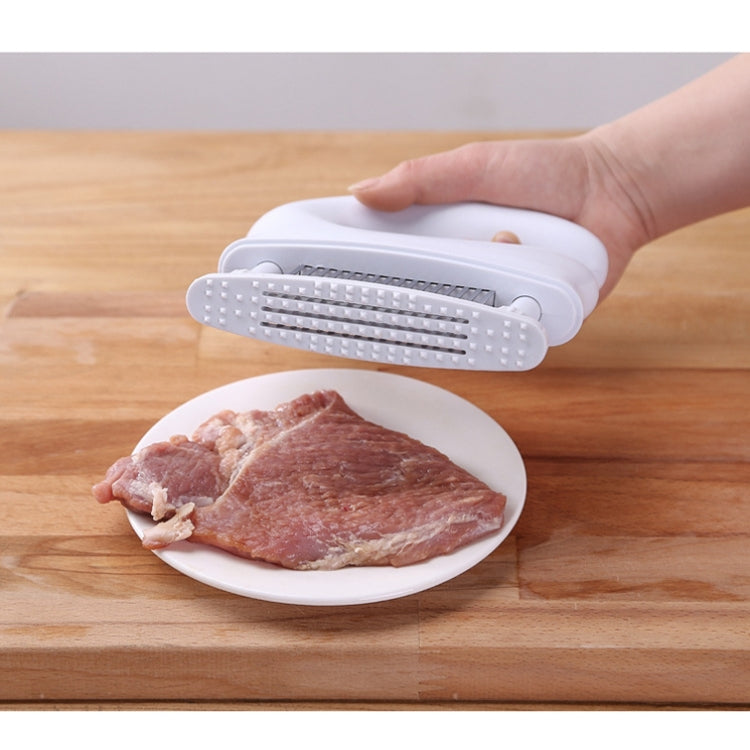 Stainless Steel Tenderloin Meat Knocking Meat Needle 48-Pin Household Kitchen Rib Breaker, 16.5x14.5cm