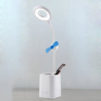 Pen Holder Blue Fan Blade