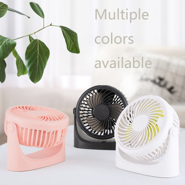 JD-Q1 Office Student Dormitory Mini Silent USB Fan, White, Pink, Black