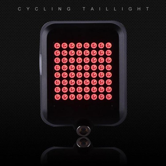 Intelligent Steering Brake Tail Light USB Rechargeable Bicycle Light Cycling Warning Safety Light, Intelligent Steering Brake Tail Light