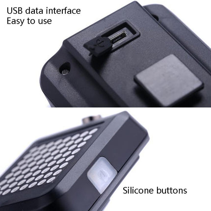 Intelligent Steering Brake Tail Light USB Rechargeable Bicycle Light Cycling Warning Safety Light, Intelligent Steering Brake Tail Light