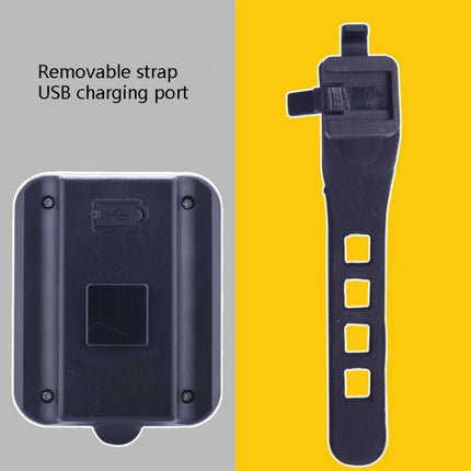 Intelligent Steering Brake Tail Light USB Rechargeable Bicycle Light Cycling Warning Safety Light, Intelligent Steering Brake Tail Light