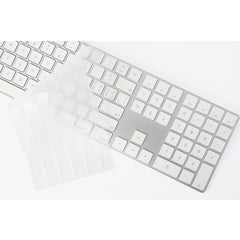 T17606 Computer Keyboard Film Transparent TPU Nano Long Keyboard Protective Film, For iMac 2017 Magic Keyboard(with Number Model)