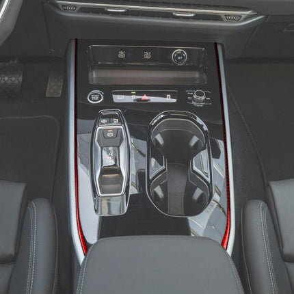 2pcs /Set Gear Shift Side Trim Stickers Left-Hand Drive For Audi A5 / A5L / S5 Avant / A5 Saloon / A6 Avant / A6L, Left-Hand Drive