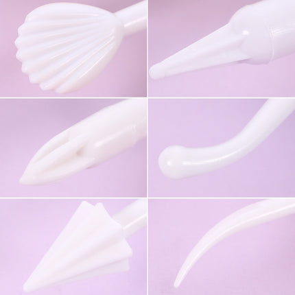 2 Sets Carving Pen Cake Fondant Carving Knife Making Cutting Tool 01030 Purple (OPP Bag Packaging), 01071 Yellow (OPP Bag Packaging), 01018 Red (OPP Bag Packaging), 02023 Blue (OPP Bag Packaging), 02030 Pink (OPP Bag Packaging)                         ...