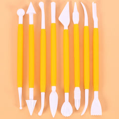 2 Sets Carving Pen Cake Fondant Carving Knife Making Cutting Tool 01030 Purple (OPP Bag Packaging), 01071 Yellow (OPP Bag Packaging), 01018 Red (OPP Bag Packaging), 02023 Blue (OPP Bag Packaging), 02030 Pink (OPP Bag Packaging)�������������������������...