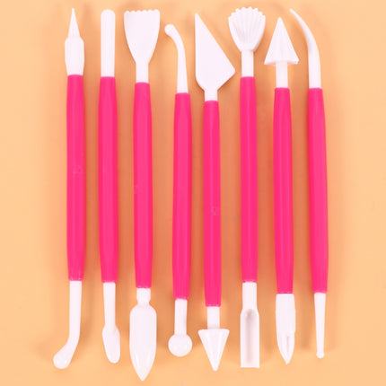 2 Sets Carving Pen Cake Fondant Carving Knife Making Cutting Tool 01030 Purple (OPP Bag Packaging), 01071 Yellow (OPP Bag Packaging), 01018 Red (OPP Bag Packaging), 02023 Blue (OPP Bag Packaging), 02030 Pink (OPP Bag Packaging)�������������������������...