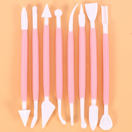 2 Sets Carving Pen Cake Fondant Carving Knife Making Cutting Tool 01030 Purple (OPP Bag Packaging), 01071 Yellow (OPP Bag Packaging), 01018 Red (OPP Bag Packaging), 02023 Blue (OPP Bag Packaging), 02030 Pink (OPP Bag Packaging)�������������������������...