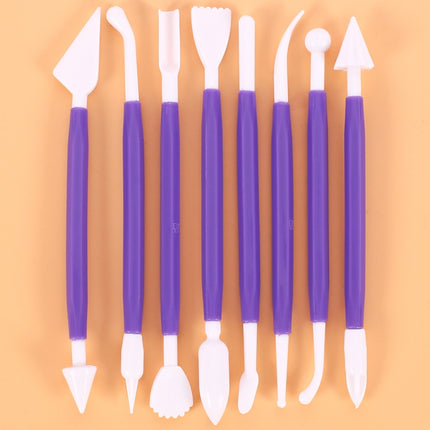 2 Sets Carving Pen Cake Fondant Carving Knife Making Cutting Tool 01030 Purple (OPP Bag Packaging), 01071 Yellow (OPP Bag Packaging), 01018 Red (OPP Bag Packaging), 02023 Blue (OPP Bag Packaging), 02030 Pink (OPP Bag Packaging)�������������������������...