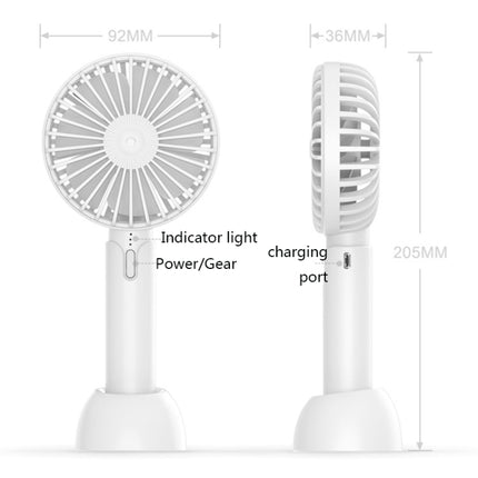 Desktop Portable Handheld Mini Silent Fan, X1  White, X1 Pink, X1 Blue, X1 Black, X2 Pink