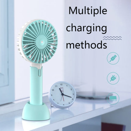 Desktop Portable Handheld Mini Silent Fan, X1  White, X1 Pink, X1 Blue, X1 Black, X2 Pink