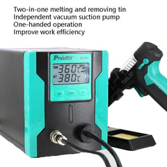 ProsKit SS-331H Electric Heat Tin Suction Device Fully Automatic Suction Pump Desoldering Machine