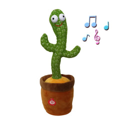 Electric Dancing Cactus Singing Holiday Gift Doll for Children, No Battery