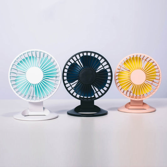 F2 Student USB Quiet Office Desktop Mini Fan, White Without Battery, Black Without Battery, White With Battery, Black With Battery, Pink Without Battery, Pink With Battery