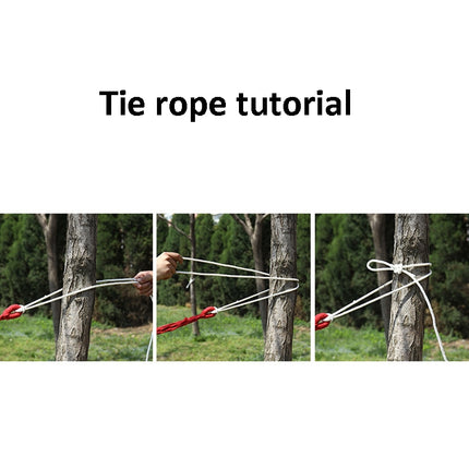Thick Canvas Hammock Field Rollover Prevention Outdoor  Hammock Swing, 260x80 No Stick Single (Red Stripe), 260x80  Non-stick Single (Blue Stripes ), 260x100 No Stick (Red Stripes), 260x100 No Stick (Blue Stripes), 260x150 No Stick (Red Stripes）       ...
