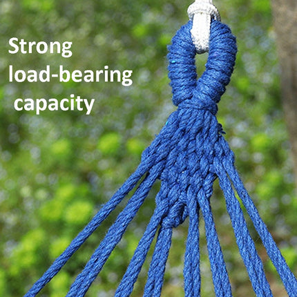 Thick Canvas Hammock Field Rollover Prevention Outdoor  Hammock Swing, 260x80 No Stick Single (Red Stripe), 260x80  Non-stick Single (Blue Stripes ), 260x100 No Stick (Red Stripes), 260x100 No Stick (Blue Stripes), 260x150 No Stick (Red Stripes）�������...