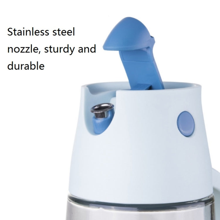 Kitchen Automatic Opening And Closing Oil Can Leak-Proof Seasoning Bottle With Lid, 550ml (Blue), 550ml (Pink), 550ml (White), 650ml (Blue), 650ml (Pink), 650ml (White)