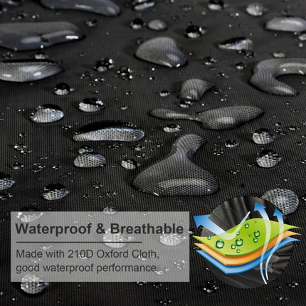 210D Waterproof Boat Cover Speedboat Towed Fishing V-Shaped Boat Cover Rain And Sun Protection Cover, 11-13FT 420x270cm, 14-16FT 530x290cm