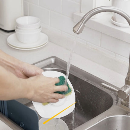 2 PCS Sink Foldable Flaps Kitchen Suction Cup Splash-Proof Flaps