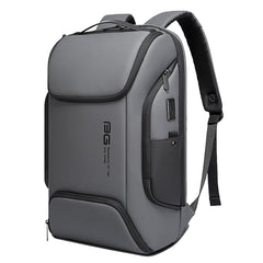 BANGE BG-7267 Men Shoulders Bag Business Waterproof Backpack, Black, Gray