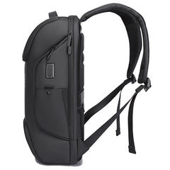 BANGE BG-7267 Men Shoulders Bag Business Waterproof Backpack, Black, Gray