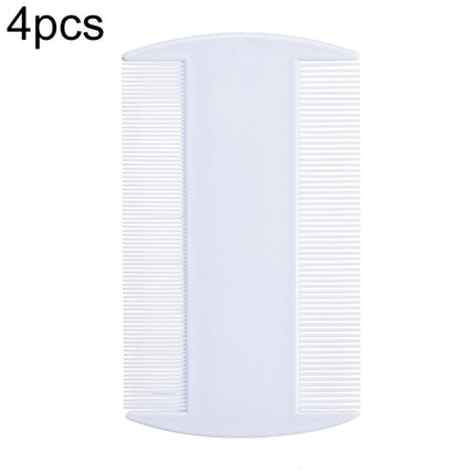 4pcs Pet Comb Double-Sided Comb Dog Cleaning Supplies Cat Comb Pet Grooming Supplies, White, Light Blue, Green, Dark Blue, Orange, Purple