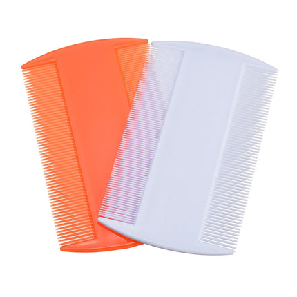 4pcs Pet Comb Double-Sided Comb Dog Cleaning Supplies Cat Comb Pet Grooming Supplies, White, Light Blue, Green, Dark Blue, Orange, Purple